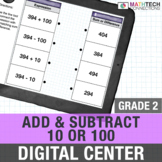 2nd Grade Digital Math Add and Subtract 10 or 100 |  Digit