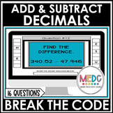 Add and Subtract Decimals up to the Thousandths Place Valu