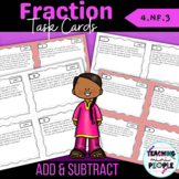 Add and Subtract Fraction Task Cards | Like Denominators