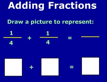 Preview of Add and Subtract Fractions, Unlike Denominators Flipchart