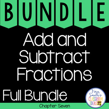 Preview of Add and Subtract Fractions Bundle