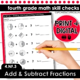 Add and Subtract Fractions | Fourth Grade Math 4.NF.3