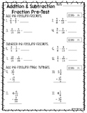 Add and Subtract Fractions/Mixed Numbers/Models-Pre- and P
