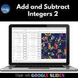 Add and Subtract Integers 2 | Google Sheets
