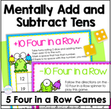 Add and Subtract Tens Activities - Mental Math Place Value Games