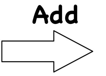 Preview of Add and Subtract signs with number line