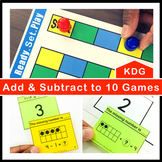Add and Subtract to 10 Games and Centers Kindergarten