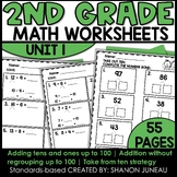 Add and Subtract within 100 2nd Grade Math Worksheets Module 1