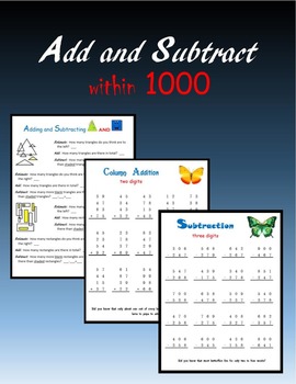 Preview of Add and Subtract within 1000