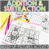 Addition & Subtraction within 1000 w/Regrouping Mystery Pix