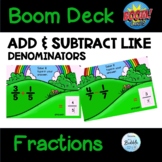 Add and SubtractFractions Like Denominators  Digital Boom 