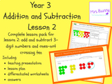 Add and subtract 3-digit numbers and ones lesson pack (Yea