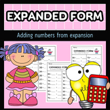 Add and subtract numbers to expand - Grade 1,2 and 3 - Mat