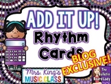 Add it Up Rhythm Cards - BLOG EXCLUSIVE