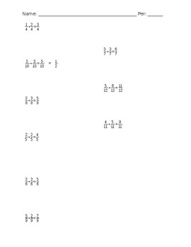 Subtract Similar Fractions With Regrouping Worksheet
