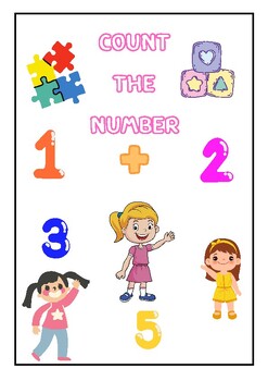 Preview of Add the numbers and put the answers in the square.