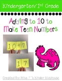 Add to 10 to Make a Teen Number - FREEBIE!