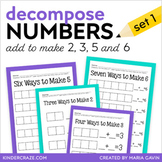 Add to Decompose Hands-On practice for Numbers 2, 3, 5 and