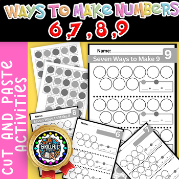 Add to Decompose Numbers | Ways to Make Numbers 6, 7, 8 & 9 | Shake and ...