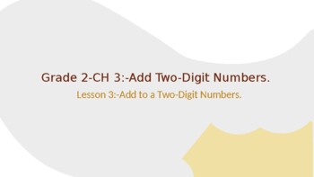 Preview of Add to a Two-Digit Numbers. (PowerPoint)