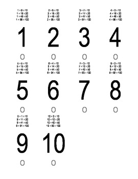 Preview of Addends to 10, 20, 50, and 100 - Practice Cards
