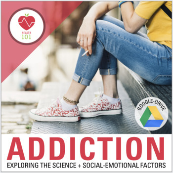 Preview of Drug Addiction Lesson + Project for Health: Heroin, Opioids, Treatment, Recovery