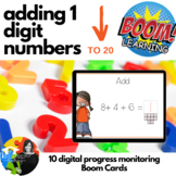 Adding 1 Digit Numbers to 20 Digital Progress Monitoring Activity