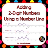 Adding 2-Digit Numbers Using a Number Line