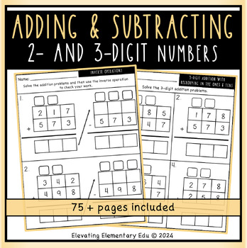 #NYSTART Adding and Subtracting 2- and 3- Digit Numbers Activities