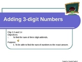 Adding 3 Digit Numbers with Base 10 and Columns