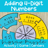 Adding 4-Digit Numbers Jigsaw Puzzle Circle