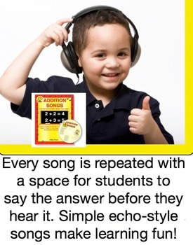 Preview of Adding 5+1 to 5+9 Song MP3 from Addition Songs - Audio Memory / Kathy Troxel