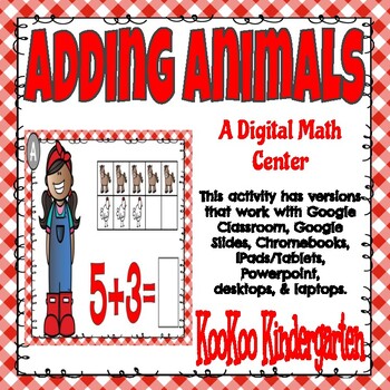 Preview of Adding Animals (Farm)-Google Classroom & Distance Learning