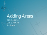 Adding Areas PowerPoint CCS 3.MD.7c and 3.MD.7d