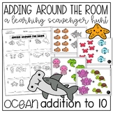 Adding Around the Room Ocean Addition to 10 Classroom Scav