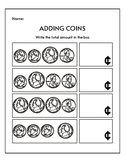 Adding Coins : Dimes, Nickels, and Pennies