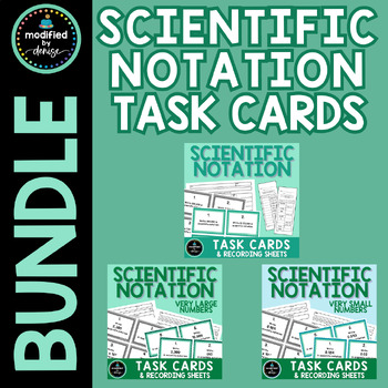 Preview of Scientific Notation BUNDLE