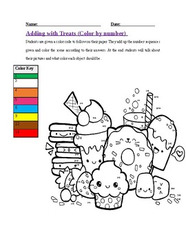 Preview of Adding Color by Number Lesson