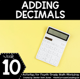 Adding Decimals - 4th Grade Math Workshop Activities Math Station