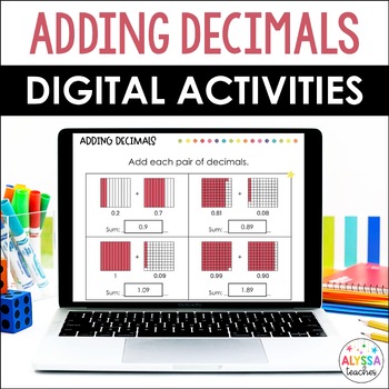 Preview of Adding Decimals Digital Activities