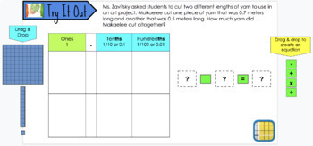 Preview of Adding Decimals - Lesson 1 