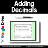 Adding Decimals Task Cards in Google Forms - Digital