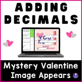 Adding Decimals ❤️ VALENTINES DAY | Math Mystery Picture D