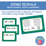 Adding Decimals: Whole Numbers, Tenths & Hundredths - Digi