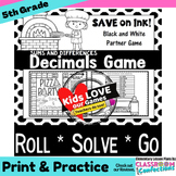 Adding and Subtracting Decimals Game : 5th Grade Center : 