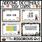Adding Decimals to the Tenths and Hundredths Task Cards