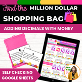 Adding Decimals w/ Money-Find the Millions Shopping 5/6 Gr