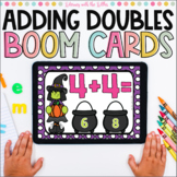 Adding Doubles | Halloween BOOM Cards | October Digital Ma