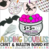 Adding Doubles Math Craft & Bulletin Board | Halloween Act