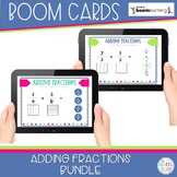 Adding Fractions BOOM Card Bundle | Digital Math Activity